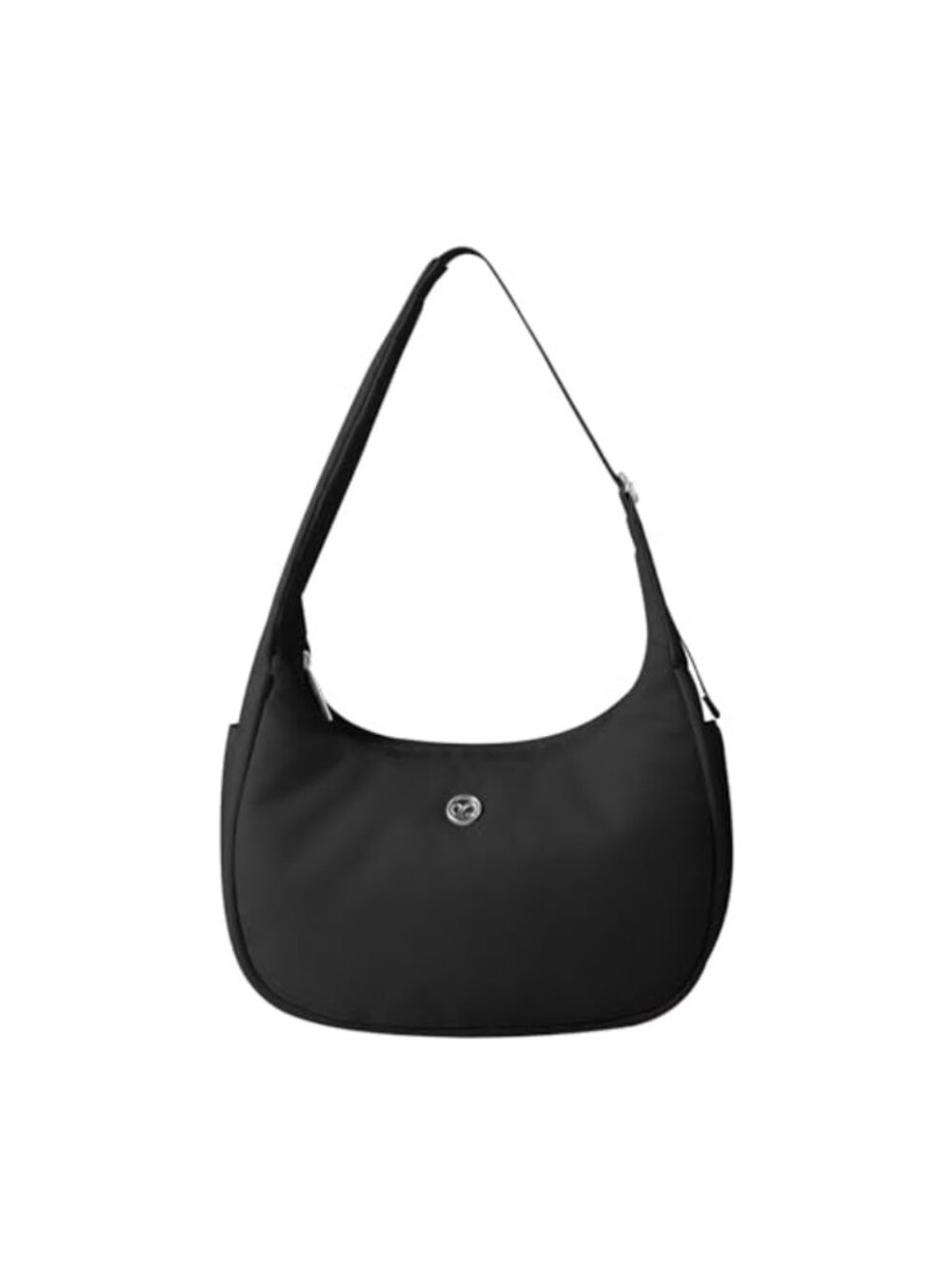 Nylon Crescent Shoulder Bag 4L Underarm Purse Mini Tote Hobo Handbag
